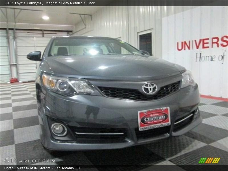 Magnetic Gray Metallic / Black 2012 Toyota Camry SE