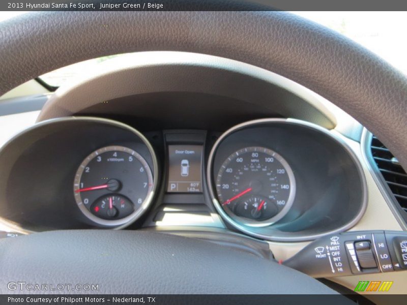 Juniper Green / Beige 2013 Hyundai Santa Fe Sport