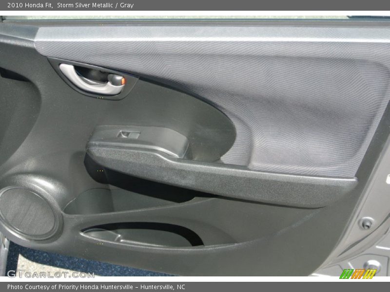 Storm Silver Metallic / Gray 2010 Honda Fit