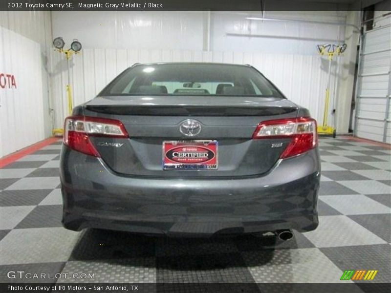 Magnetic Gray Metallic / Black 2012 Toyota Camry SE
