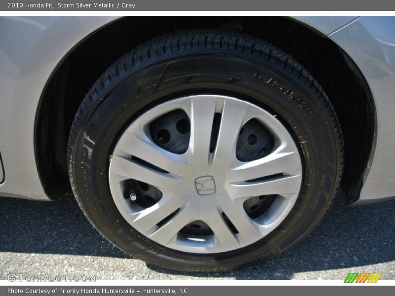Storm Silver Metallic / Gray 2010 Honda Fit