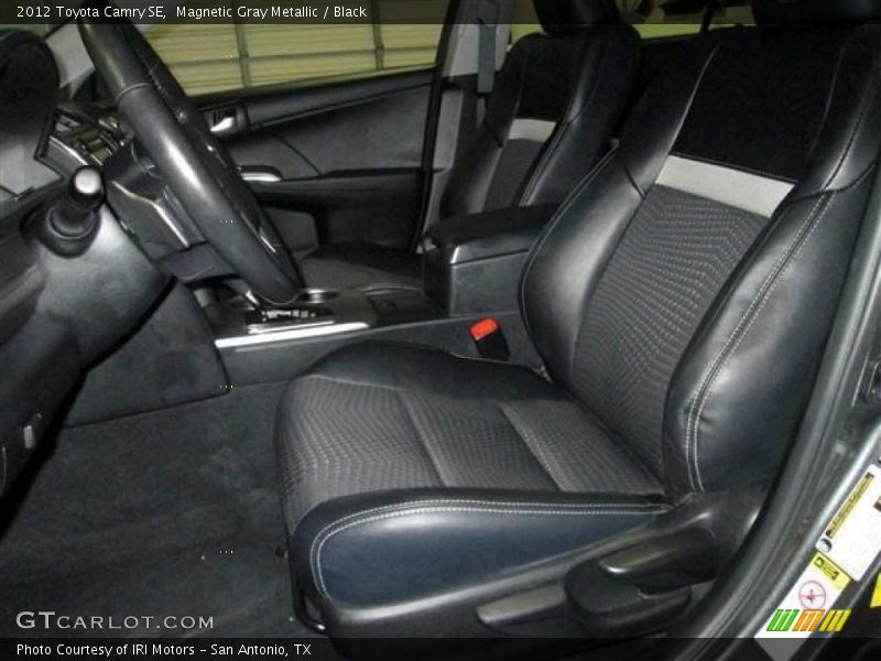 Magnetic Gray Metallic / Black 2012 Toyota Camry SE