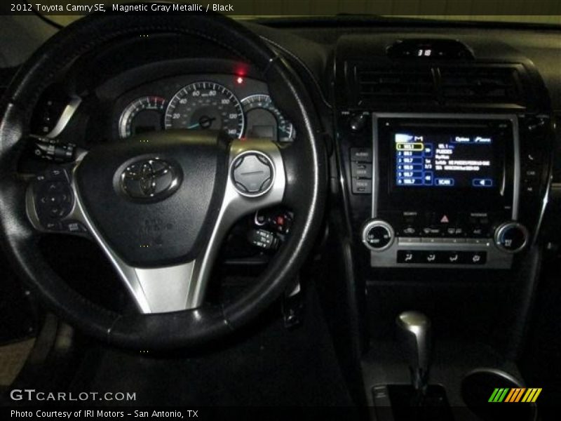 Magnetic Gray Metallic / Black 2012 Toyota Camry SE