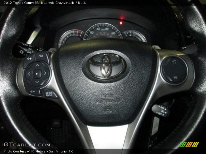 Magnetic Gray Metallic / Black 2012 Toyota Camry SE