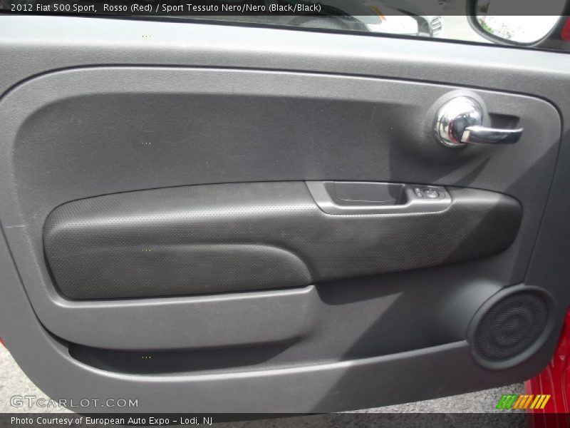 Rosso (Red) / Sport Tessuto Nero/Nero (Black/Black) 2012 Fiat 500 Sport