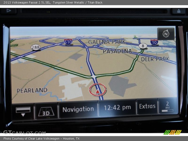 Tungsten Silver Metallic / Titan Black 2013 Volkswagen Passat 2.5L SEL