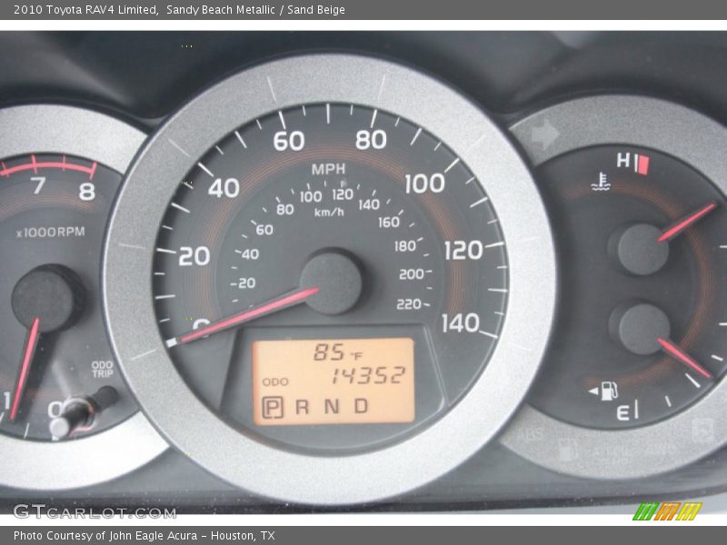 Sandy Beach Metallic / Sand Beige 2010 Toyota RAV4 Limited