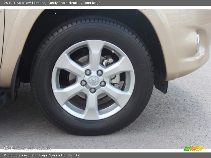 Sandy Beach Metallic / Sand Beige 2010 Toyota RAV4 Limited