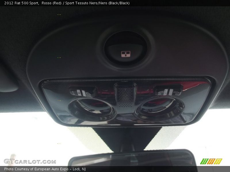 Rosso (Red) / Sport Tessuto Nero/Nero (Black/Black) 2012 Fiat 500 Sport