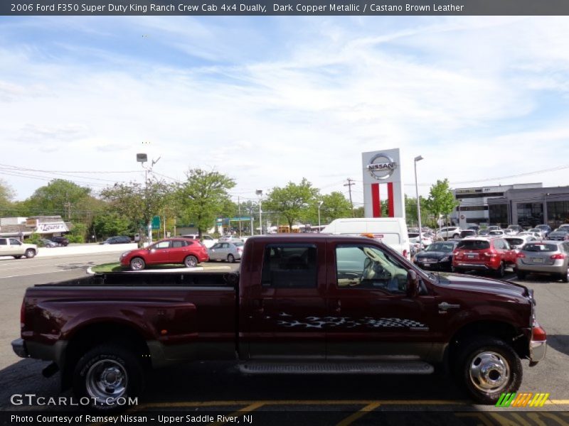 Dark Copper Metallic / Castano Brown Leather 2006 Ford F350 Super Duty King Ranch Crew Cab 4x4 Dually