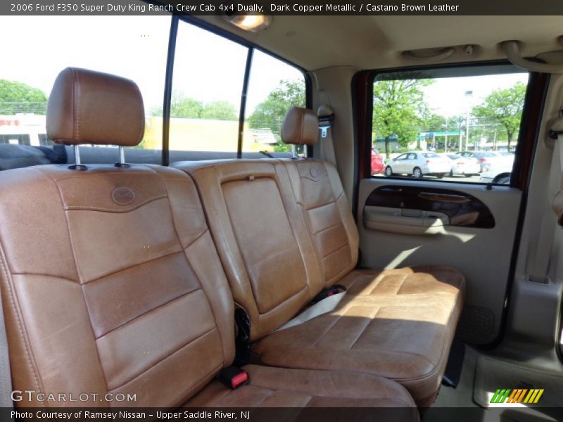 Rear Seat of 2006 F350 Super Duty King Ranch Crew Cab 4x4 Dually