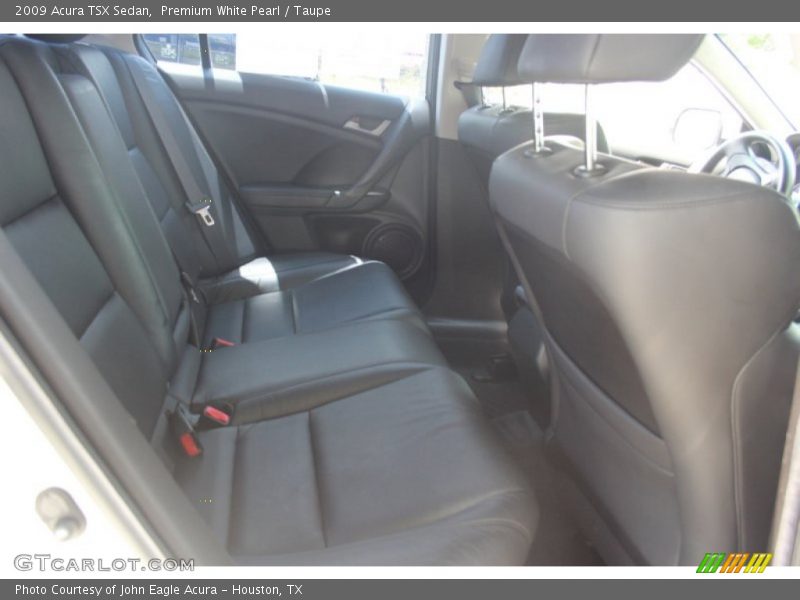 Premium White Pearl / Taupe 2009 Acura TSX Sedan