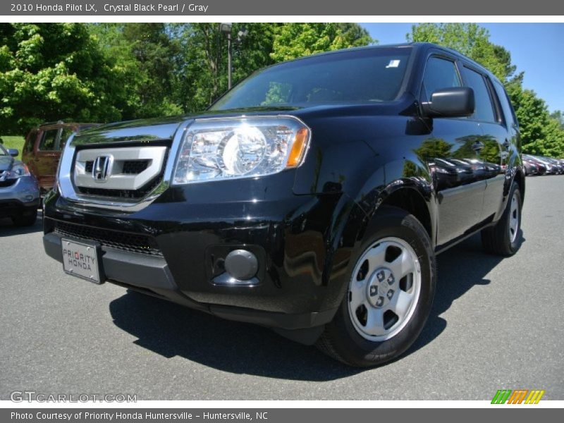 Crystal Black Pearl / Gray 2010 Honda Pilot LX