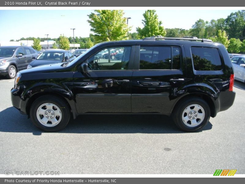 Crystal Black Pearl / Gray 2010 Honda Pilot LX