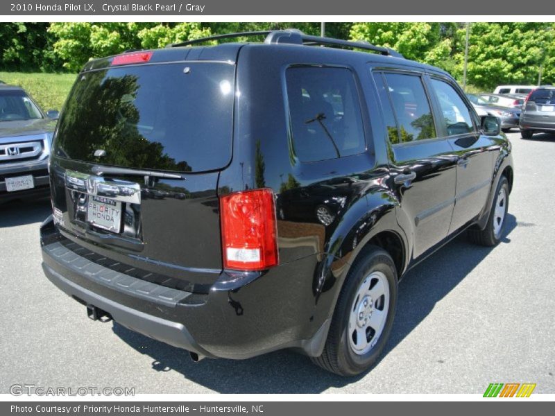 Crystal Black Pearl / Gray 2010 Honda Pilot LX