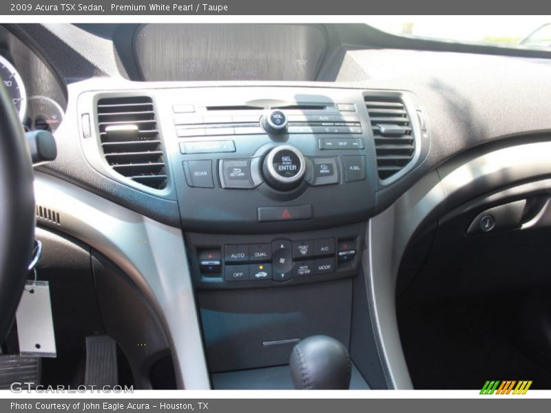 Premium White Pearl / Taupe 2009 Acura TSX Sedan