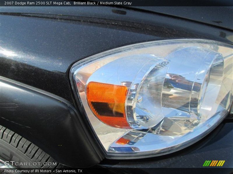 Brilliant Black / Medium Slate Gray 2007 Dodge Ram 2500 SLT Mega Cab