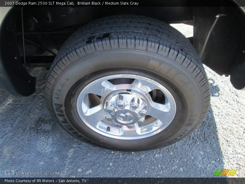Brilliant Black / Medium Slate Gray 2007 Dodge Ram 2500 SLT Mega Cab