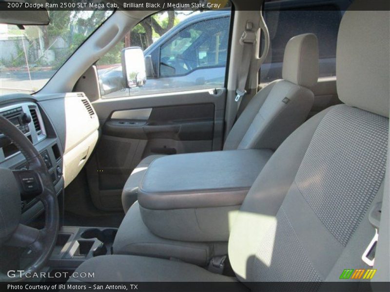 Brilliant Black / Medium Slate Gray 2007 Dodge Ram 2500 SLT Mega Cab