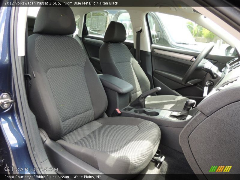 Night Blue Metallic / Titan Black 2012 Volkswagen Passat 2.5L S