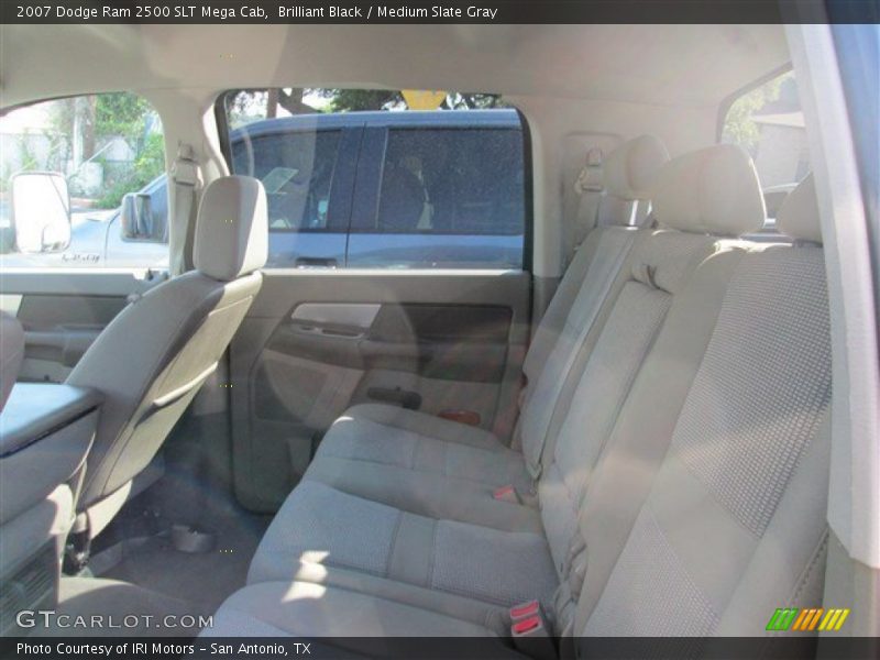 Brilliant Black / Medium Slate Gray 2007 Dodge Ram 2500 SLT Mega Cab