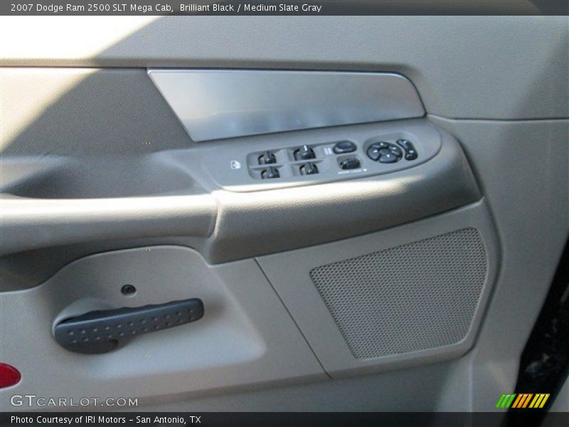 Brilliant Black / Medium Slate Gray 2007 Dodge Ram 2500 SLT Mega Cab