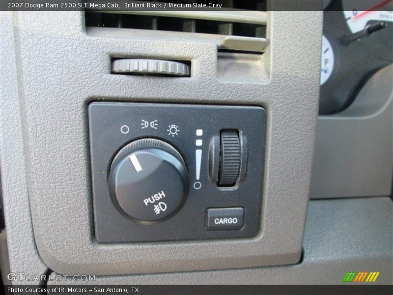 Brilliant Black / Medium Slate Gray 2007 Dodge Ram 2500 SLT Mega Cab