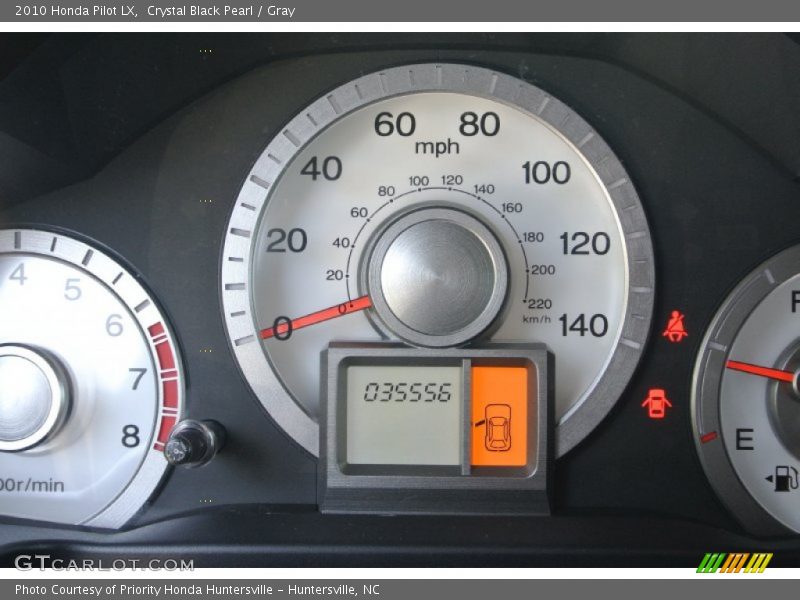 Crystal Black Pearl / Gray 2010 Honda Pilot LX