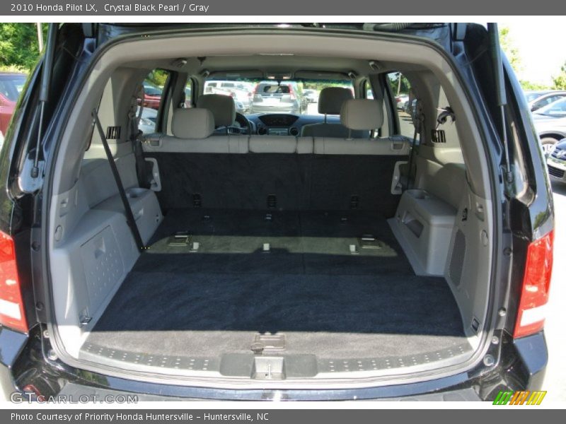 Crystal Black Pearl / Gray 2010 Honda Pilot LX