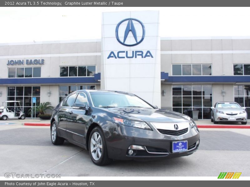 Graphite Luster Metallic / Taupe 2012 Acura TL 3.5 Technology