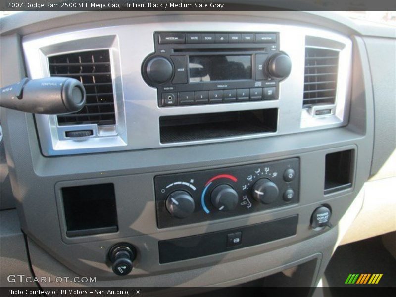 Brilliant Black / Medium Slate Gray 2007 Dodge Ram 2500 SLT Mega Cab