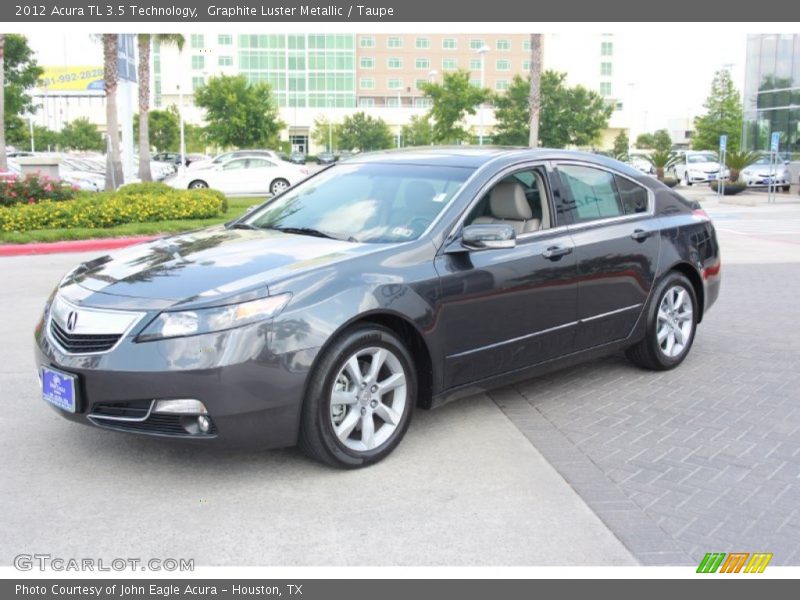 Graphite Luster Metallic / Taupe 2012 Acura TL 3.5 Technology