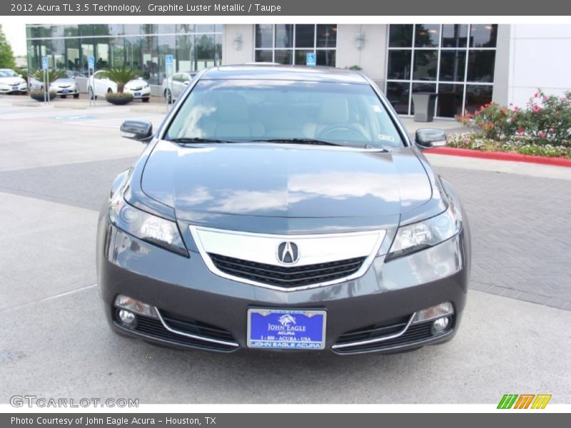 Graphite Luster Metallic / Taupe 2012 Acura TL 3.5 Technology