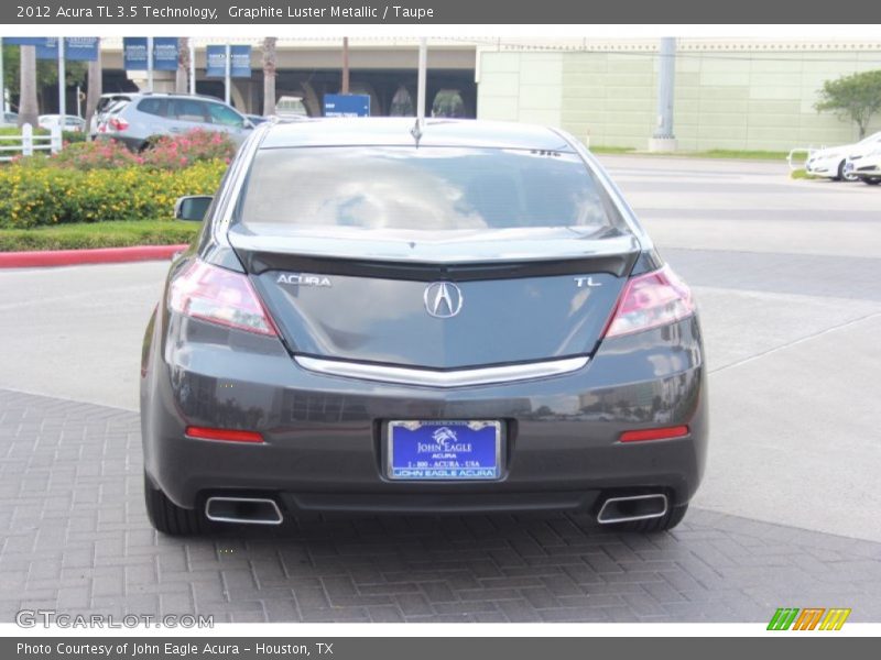Graphite Luster Metallic / Taupe 2012 Acura TL 3.5 Technology