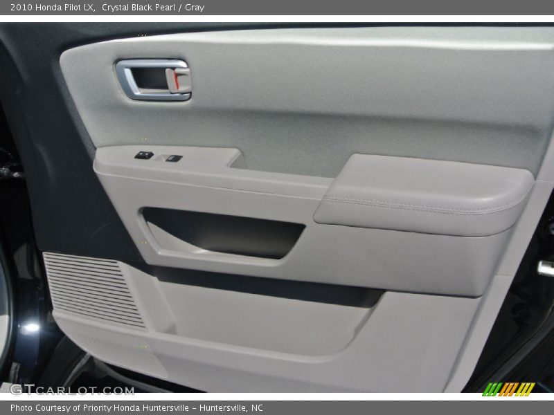 Crystal Black Pearl / Gray 2010 Honda Pilot LX