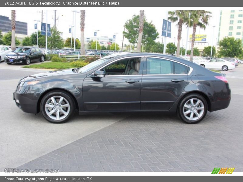 Graphite Luster Metallic / Taupe 2012 Acura TL 3.5 Technology
