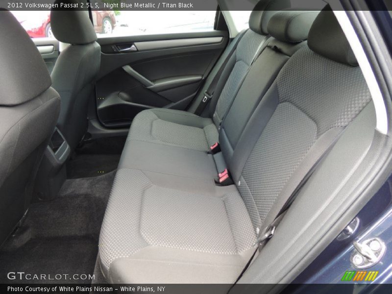 Night Blue Metallic / Titan Black 2012 Volkswagen Passat 2.5L S