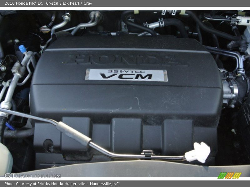 Crystal Black Pearl / Gray 2010 Honda Pilot LX