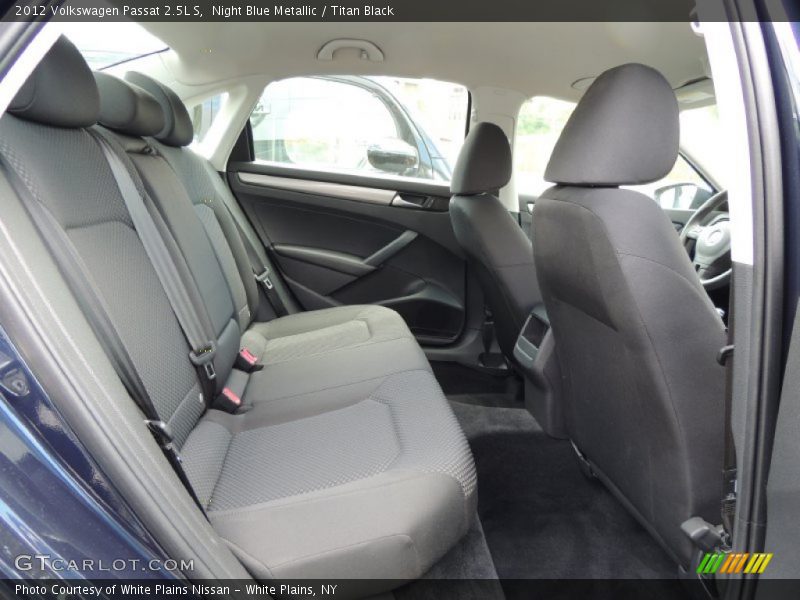 Night Blue Metallic / Titan Black 2012 Volkswagen Passat 2.5L S