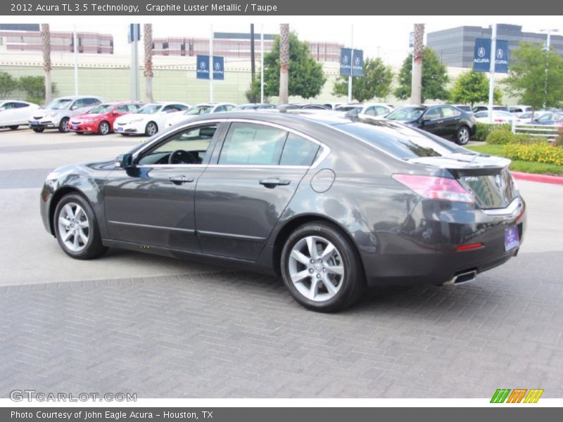 Graphite Luster Metallic / Taupe 2012 Acura TL 3.5 Technology