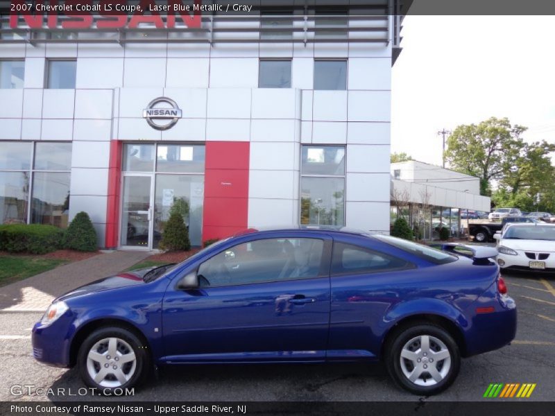 Laser Blue Metallic / Gray 2007 Chevrolet Cobalt LS Coupe