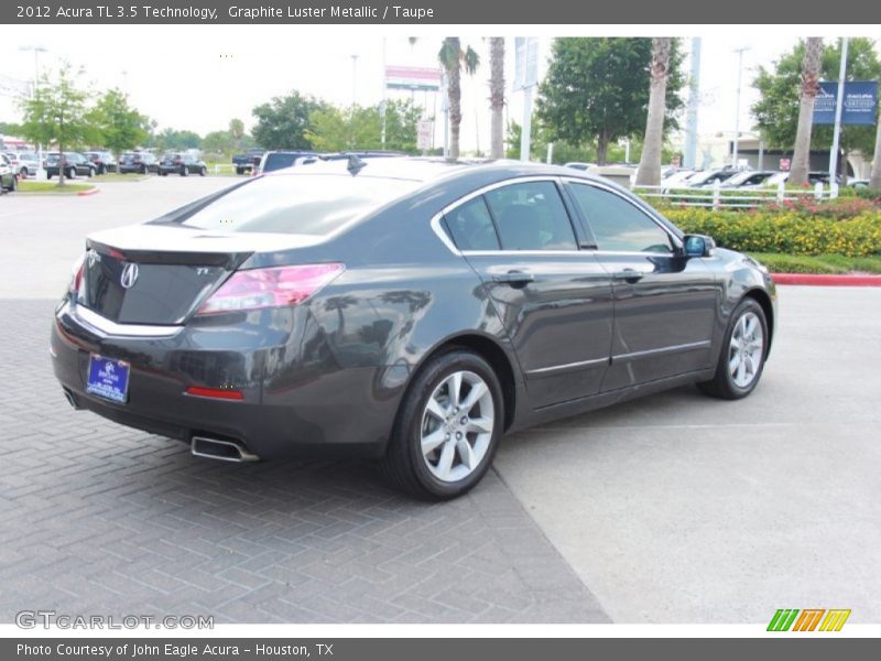 Graphite Luster Metallic / Taupe 2012 Acura TL 3.5 Technology