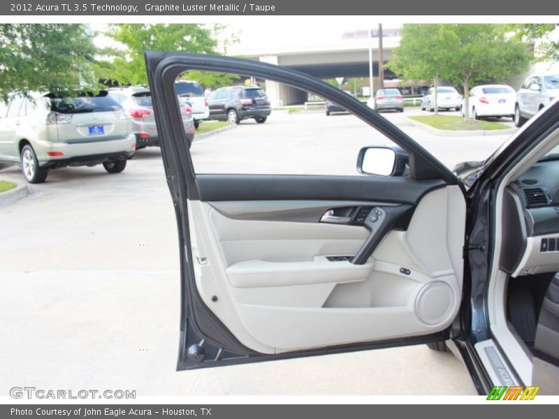 Graphite Luster Metallic / Taupe 2012 Acura TL 3.5 Technology