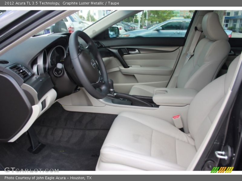 Graphite Luster Metallic / Taupe 2012 Acura TL 3.5 Technology