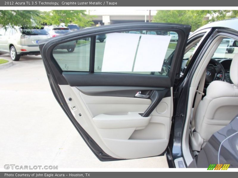 Graphite Luster Metallic / Taupe 2012 Acura TL 3.5 Technology