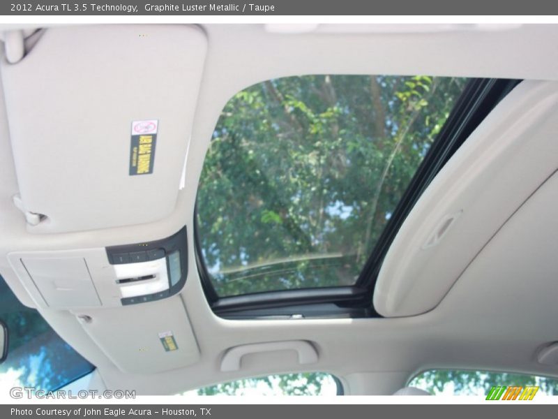 Graphite Luster Metallic / Taupe 2012 Acura TL 3.5 Technology