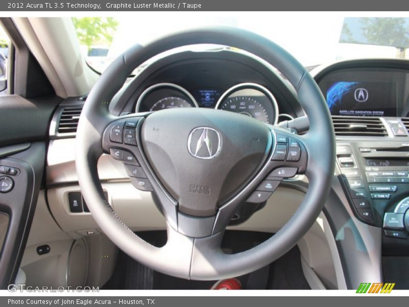 Graphite Luster Metallic / Taupe 2012 Acura TL 3.5 Technology