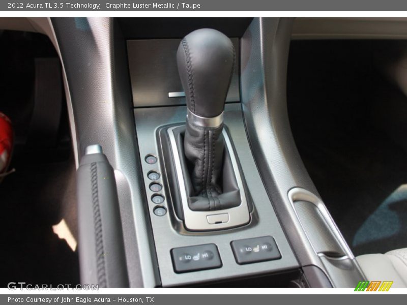 Graphite Luster Metallic / Taupe 2012 Acura TL 3.5 Technology