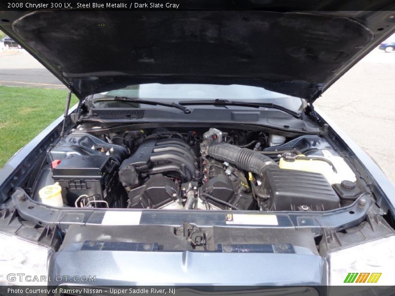 Steel Blue Metallic / Dark Slate Gray 2008 Chrysler 300 LX
