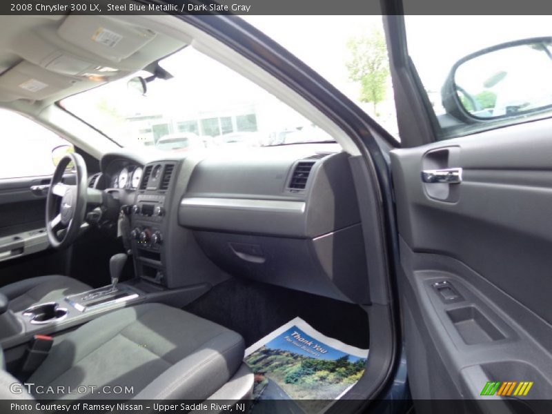 Steel Blue Metallic / Dark Slate Gray 2008 Chrysler 300 LX